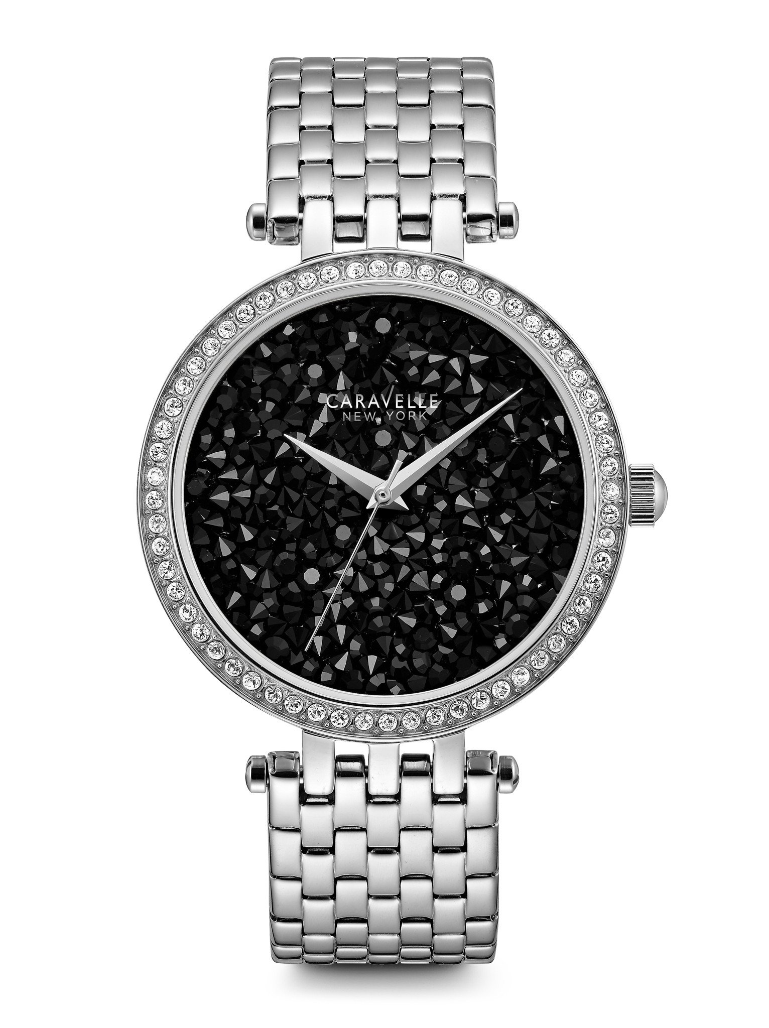 43L199 Caravelle New York by Bulova Women's Crystal Dial Stainless Steel Watch