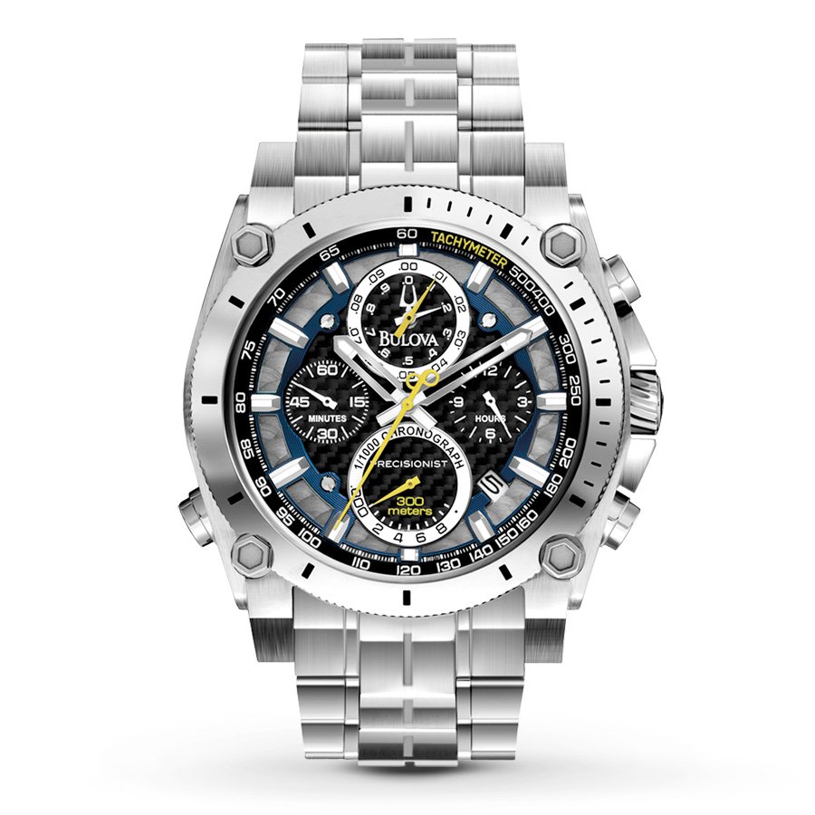 96B175 Bulova Men's Precisionist Chronograph Watch