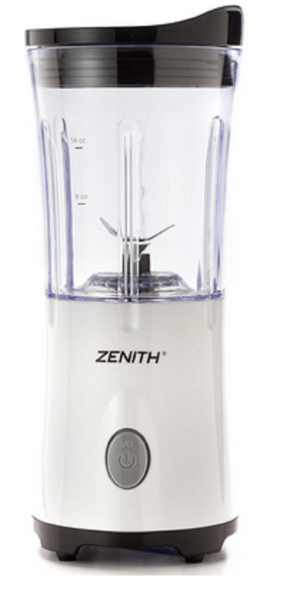 Zenith White Personal 14oz. Portable Blender for Shakes and Smoothies