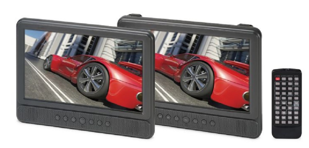 GPX Dual Screen Portable DVD Player Kit