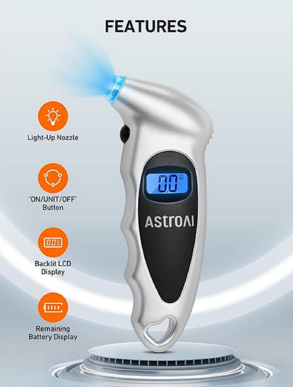 Digital Tire Pressure Gauge 150PSI