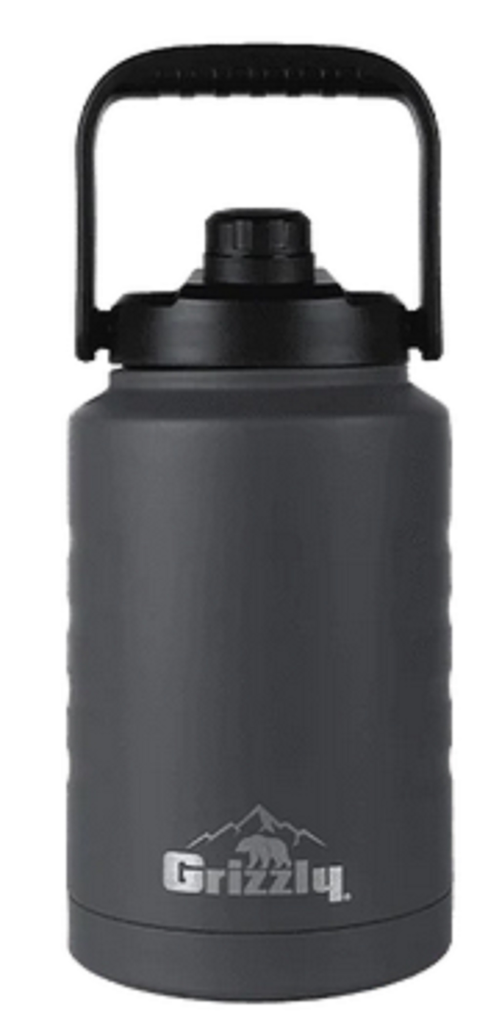 Grizzly 128oz. Stealth Gray Grip Jug