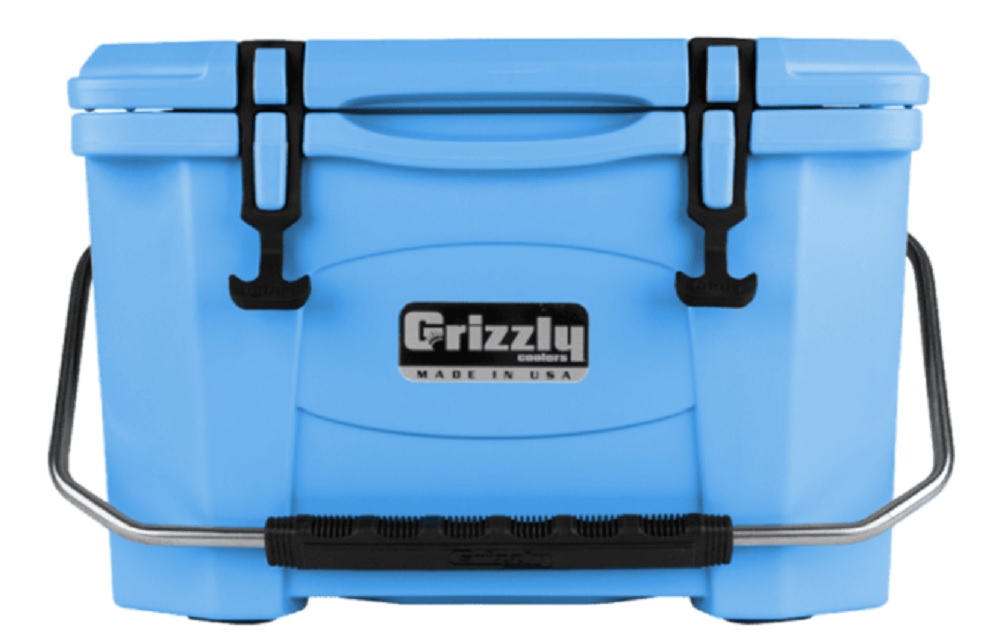 Grizzly 20 Quart Cooler in Light Blue