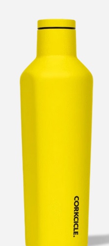 2025DNY Corkcicle 25oz Neon Lights Neon Yellow Canteen