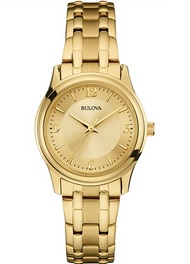 Bulova Ladies Corporate Collection Gold Bracelet Watch