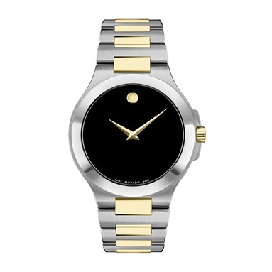 0606181 Movado Corporate Exclusive 2 Tone Men's Watch w/Bracelet