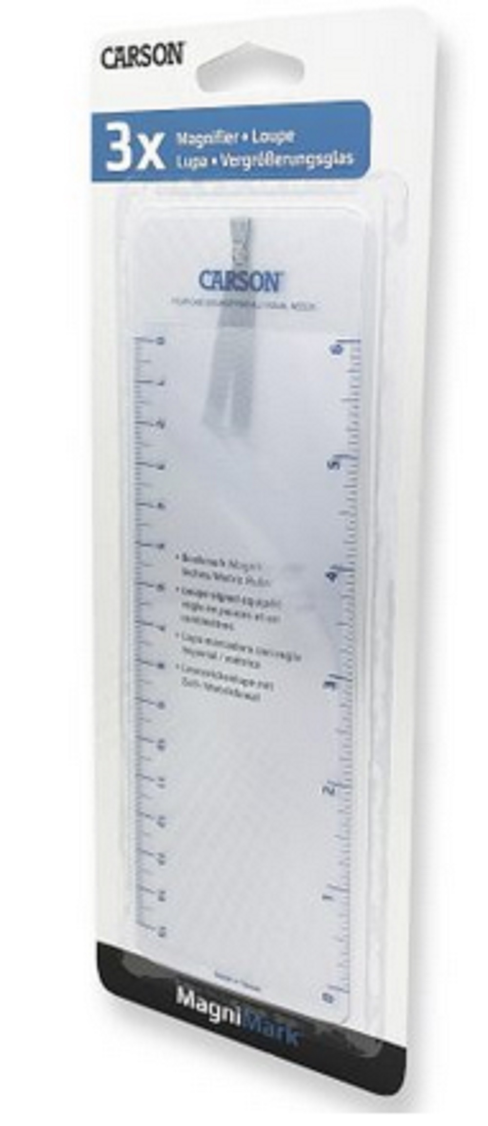 Carson MagniMark™ Fresnel 3x Magnification Page Magnifier with 6? Ruler