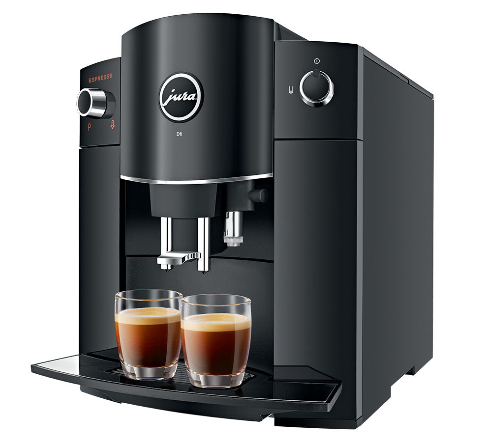 Jura 15215 D6 Automatic Coffee Machine, Black