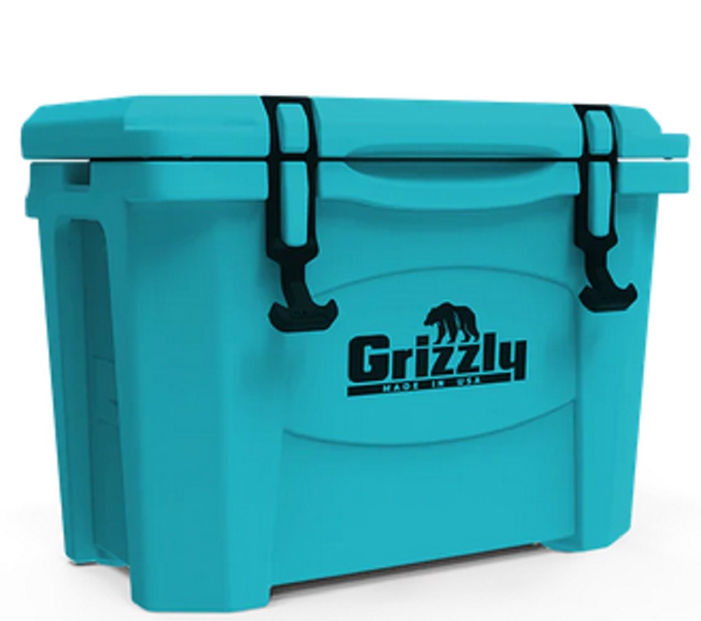 Grizzly 15 Quart Cooler in Teal