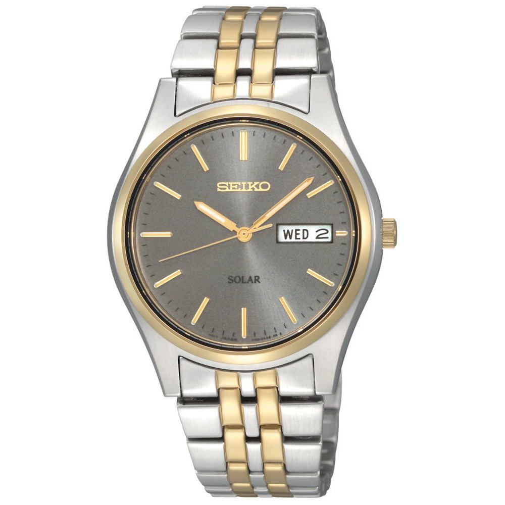 SNE042 Seiko Men's Two-Tone Stainless Steel Solar Watch