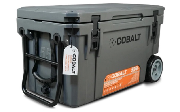 Cobalt Wheeled 55 Quart Roto-Molded Super Cooler