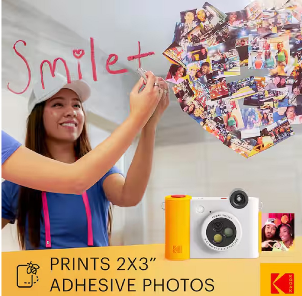 Kodak Smile+ Instant Print digital camera White