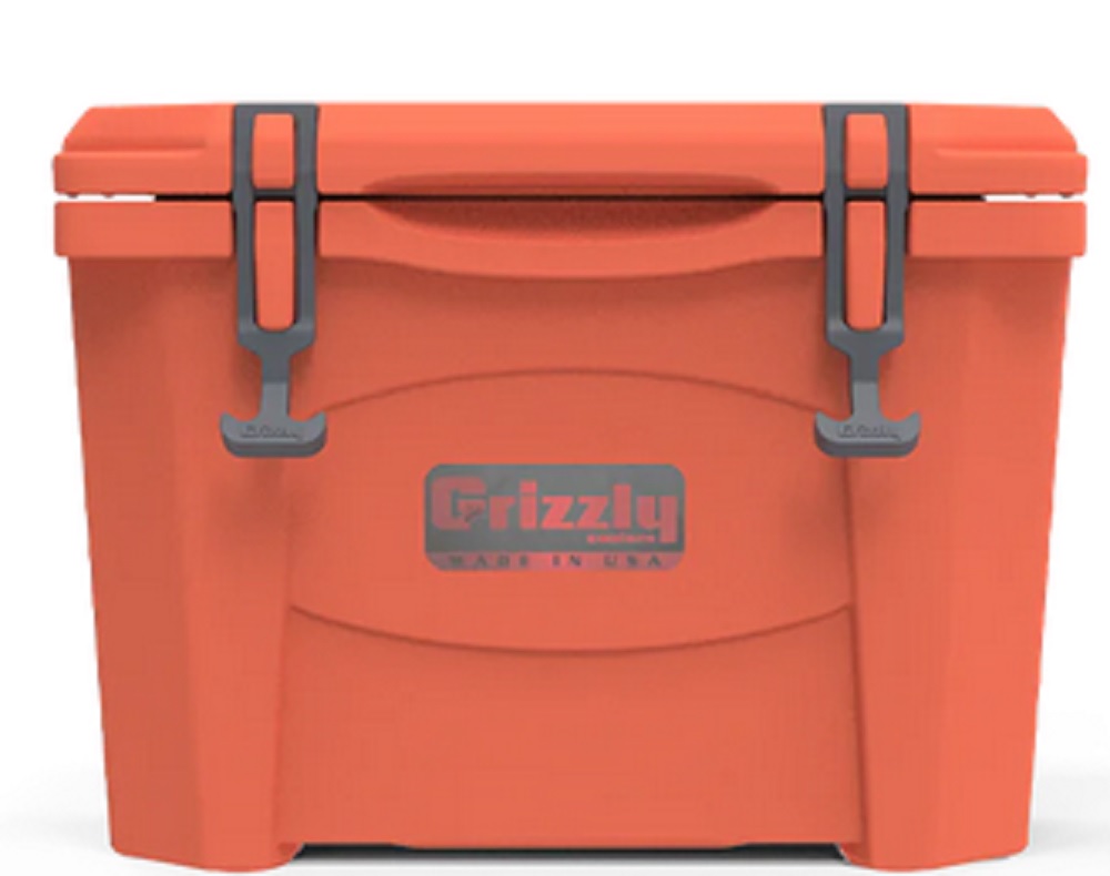 Grizzly 15 Quart Cooler in Coral