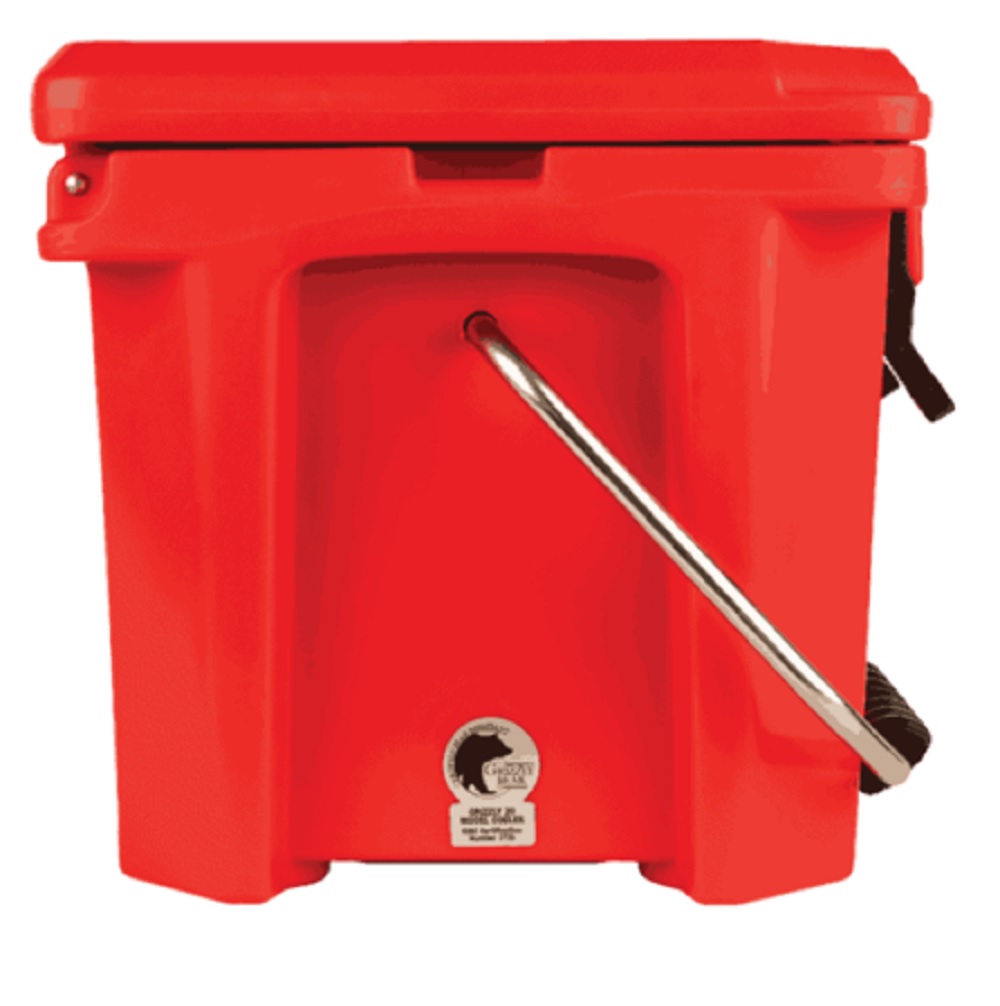 Grizzly 20 Quart Cooler in Red