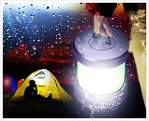 Rainproof Telescopic Camping Lantern - Hand Crank