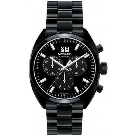 606535 Movado Datron Black Men's Chronograph Watch