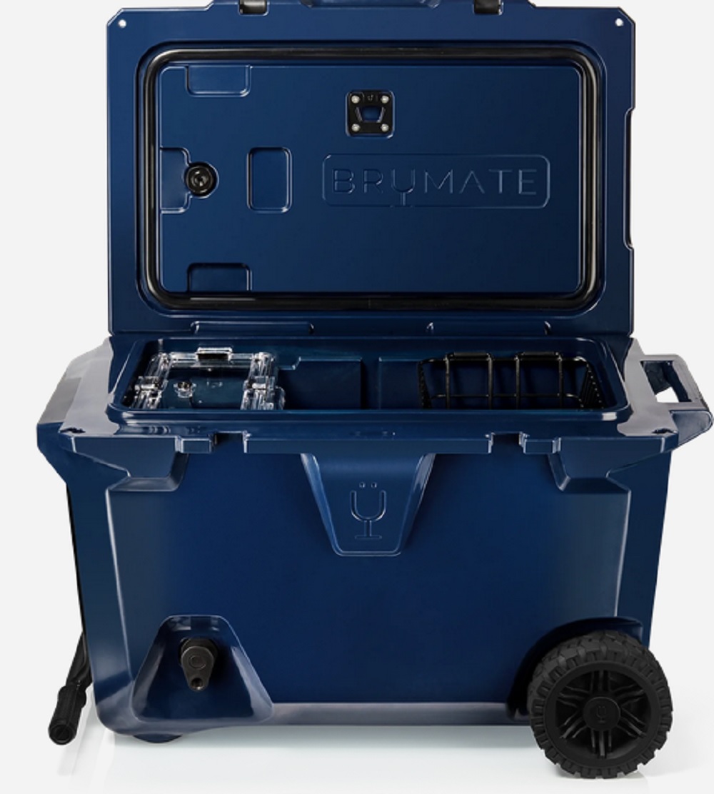 BrüTank 55-Quart Rolling Cooler in Navy Blue