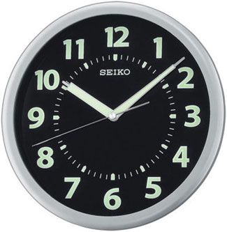 Seiko QXA435SLH Luminous Hands Wall Clock