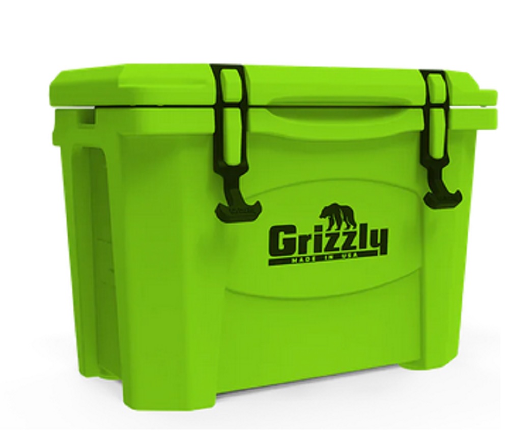 Grizzly 15 Quart Cooler in Lime