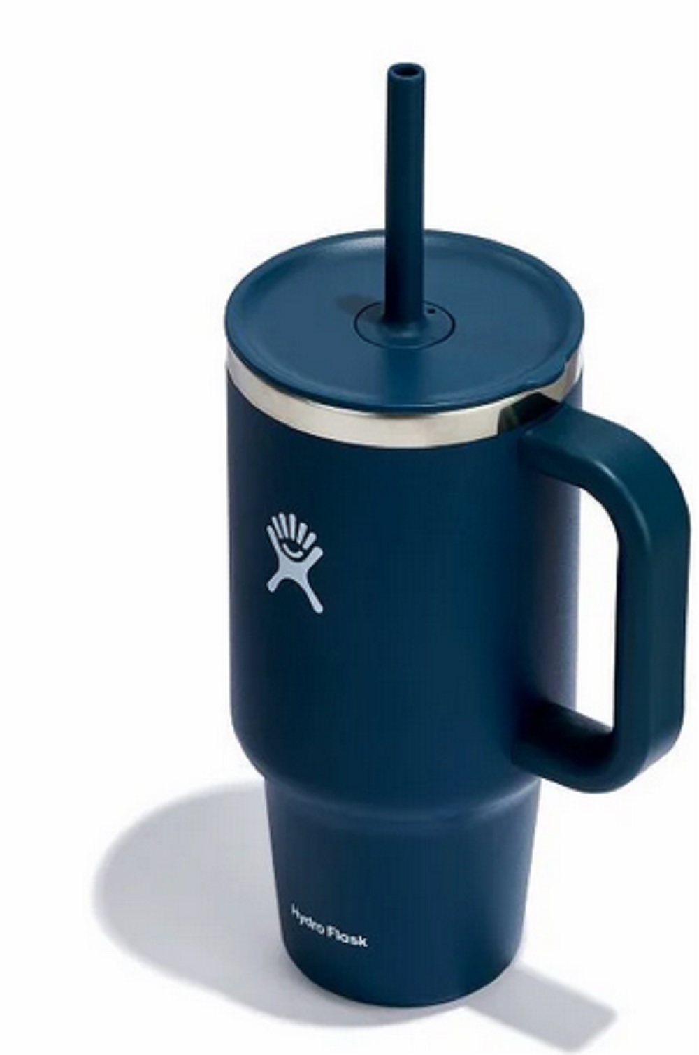 32oz. Insulated Travel Tumbler with Strawlid in Indigo