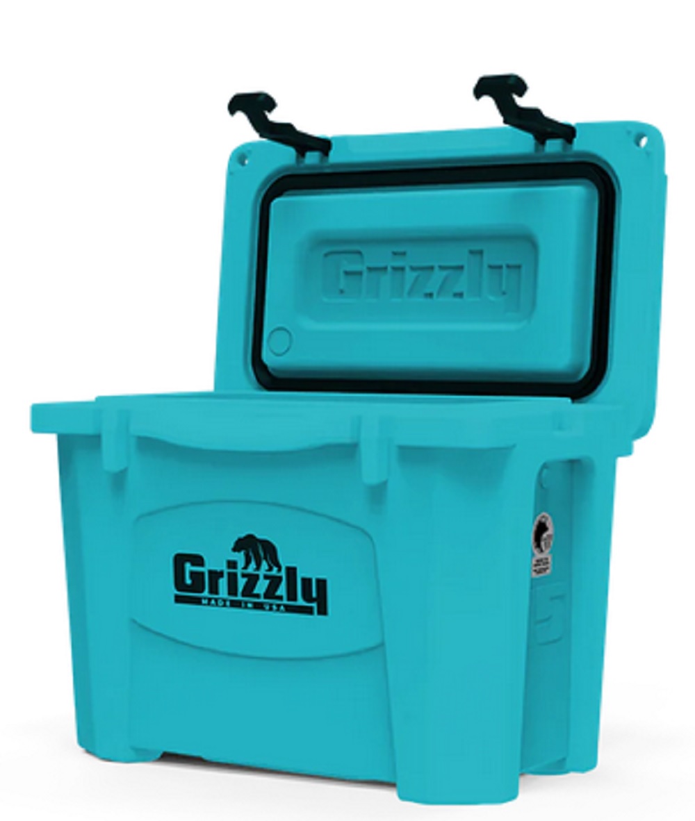 Grizzly 15 Quart Cooler in Teal