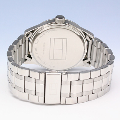 1710276 TOMMY HILFIGER Corporate Excl Mens SS Bracelet/Silver dial 