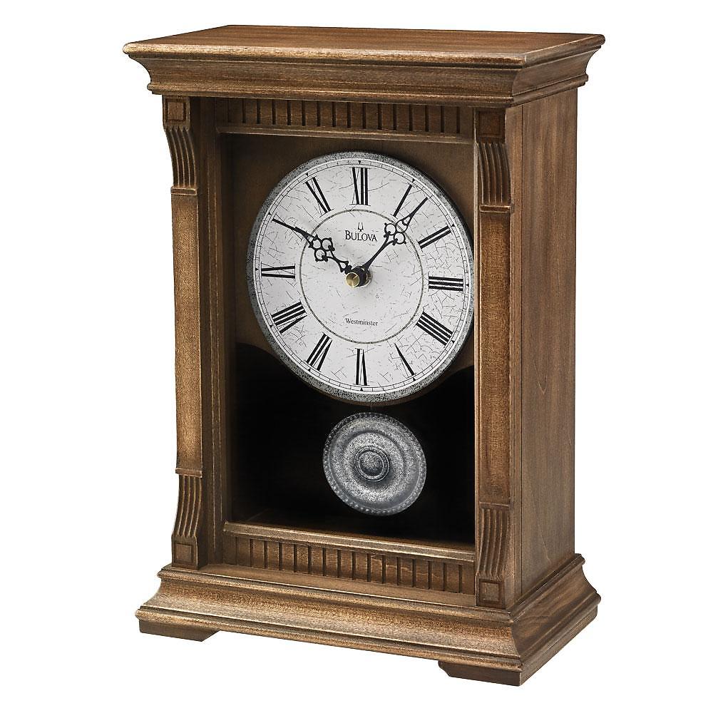 B7663 Bulova Warrick III Musical Chime Pendulum Clock