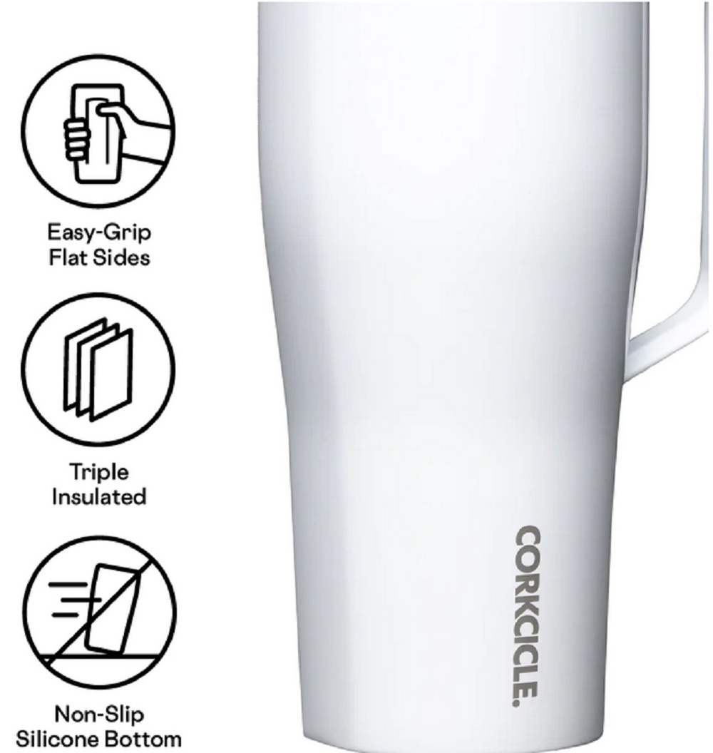 Corkcicle 30oz. Cold Cup XL in Gloss White