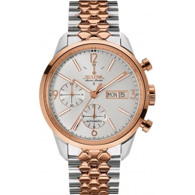 65C114 Bulova Men's Chronograph Two-Tone Stainless Steel Watch
