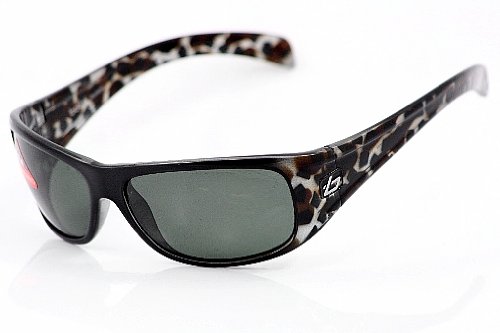 11340 Bolle Sonar Black Brown Tortoise Polarized TNS Sunglasses For Men