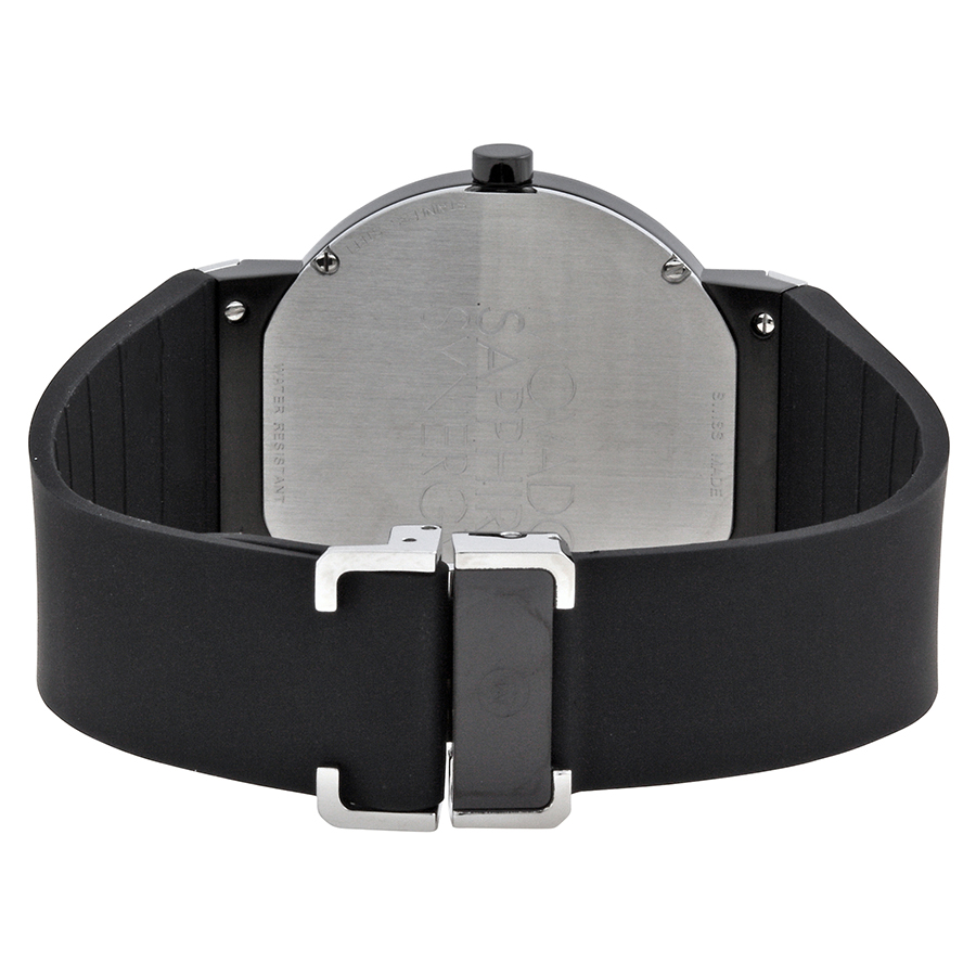 0606780 Movado Sapphire Synergy Black Dial Black Rubber Men's Watch