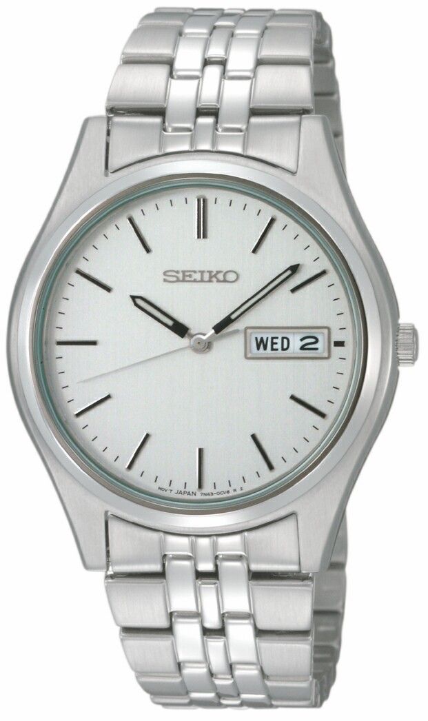 Seiko  Men's Stainless Steel Watch And Bracelet.