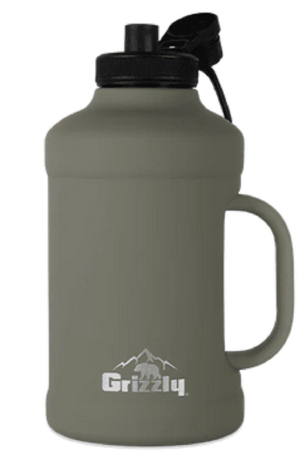 Grizzly 64oz. unar Green Water Bottle